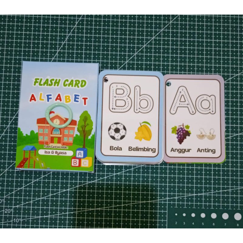Flash Card Abjad, Alfabet
