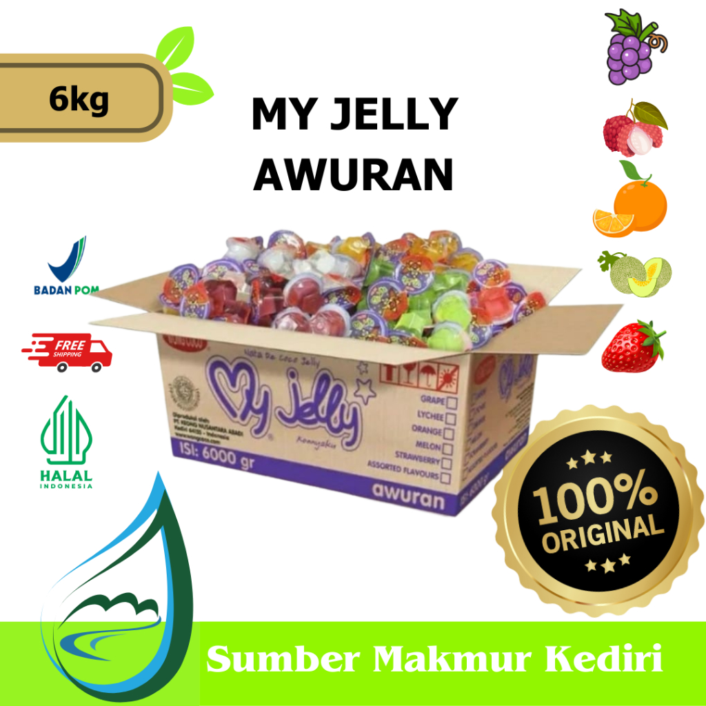 

READY STOCK MY JELLY Awuran 6kg Cargo - Kediri