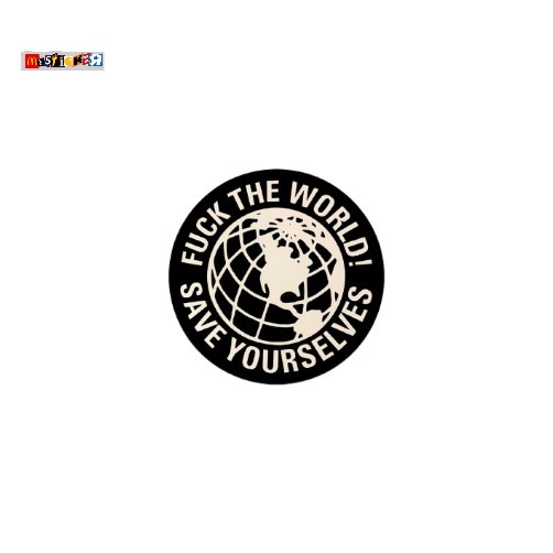 

sticker Fuck The World Save Yourself logo stiker