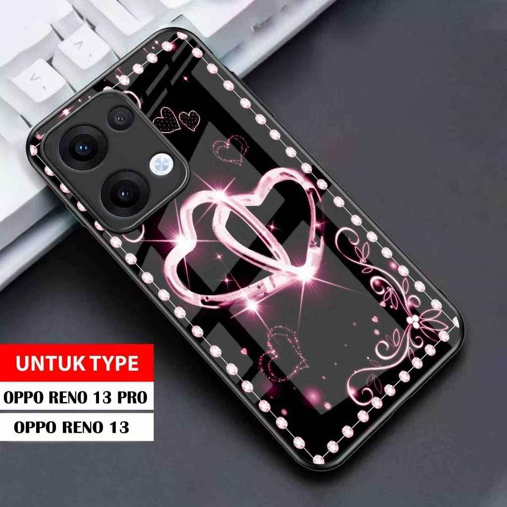 Softcase Glass Glossy For Oppo Reno 13/ Oppo Reno 13 Pro - Casing Hp Oppo Reno 13/Reno 13 Pro - N10