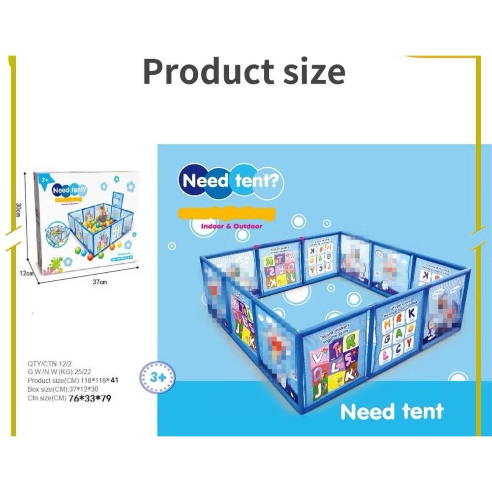 Pagar Bayi Play Fence Karakter Pagar Mainan Anak / Pagar Pengaman Bayi / Baby Fence