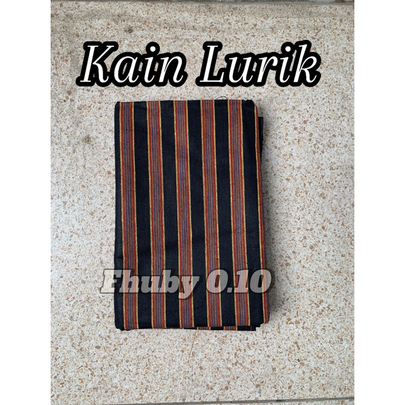 Kain Tenun Lurik Surjan 3 meter - Kain Bahan Surjan Lurik Murah