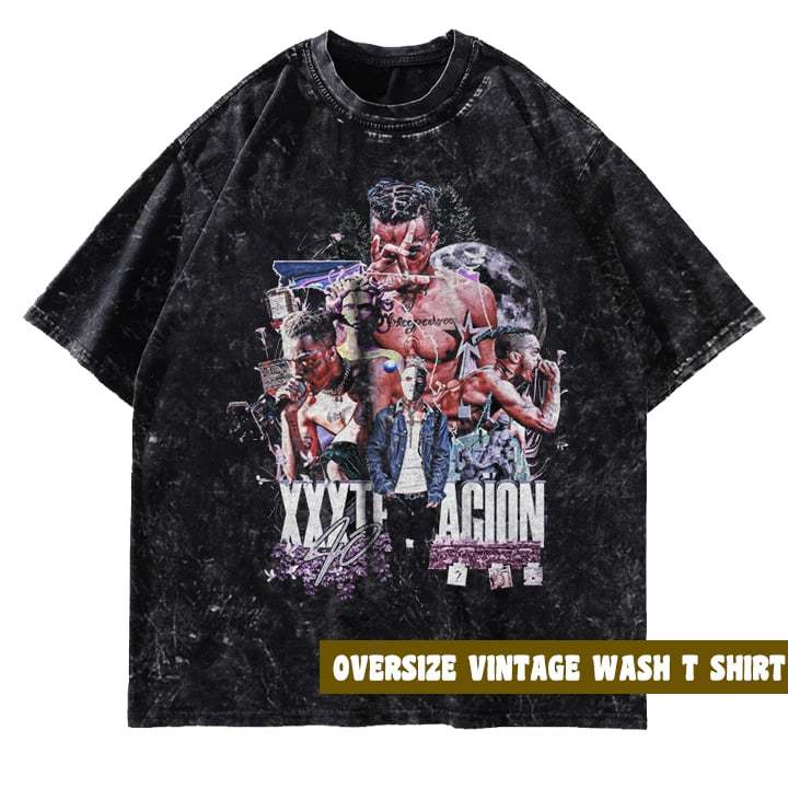 Kaos XXXTentacion Retro Vintage - Unisex & Oversize Edition