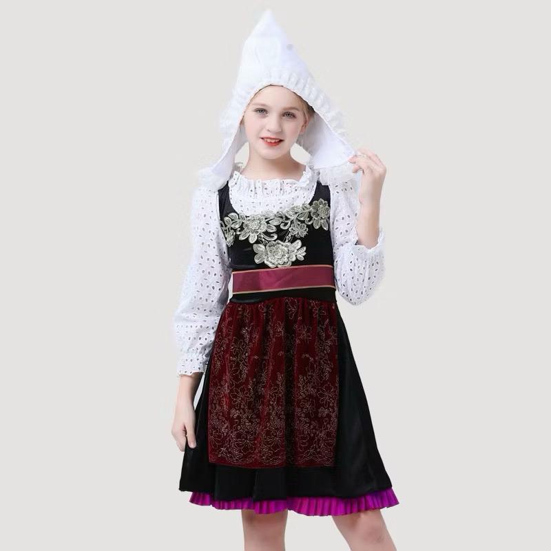 Kostum anak belanda perempuan | amsterdam holland netherlands costume halloween