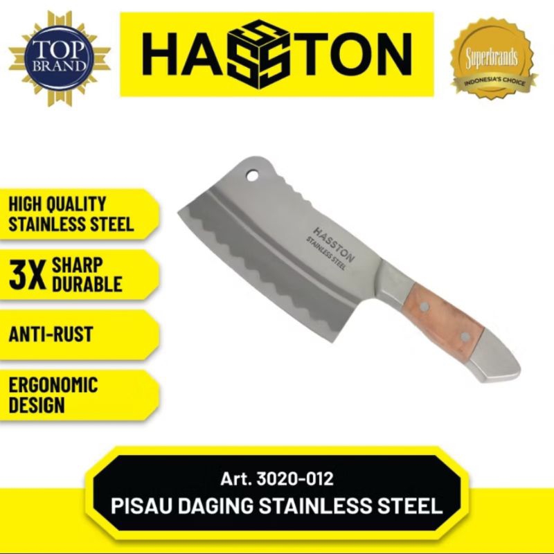 Pisau Daging / Big kitchen knife merk Hasston PROHEX
