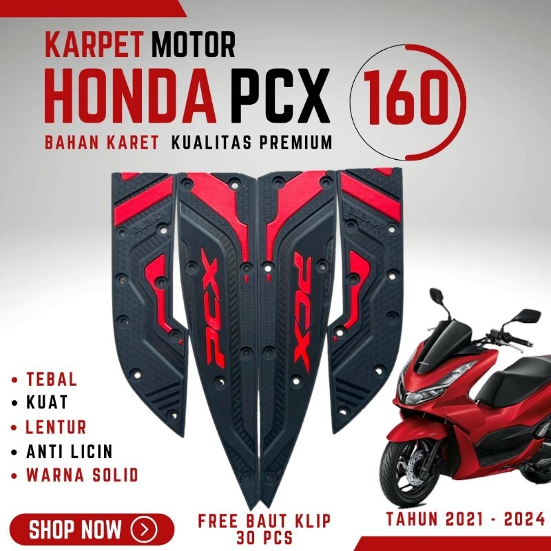 ID PIJAKAN KAKI MOTOR PCX 160 ROADSYNC/ABS/CBS TAHUN 2021 - 2025 AKSESORIS PCX 160 VARIASI PCX 160