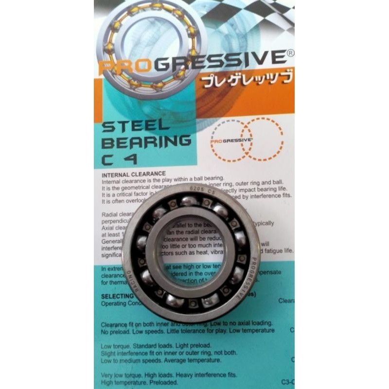 BEARING PROGRESSIVE KRUK AS 6205C5 HIGH SPEED RACING