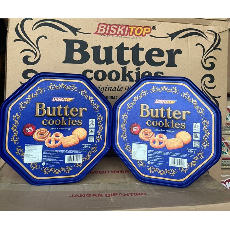 

biskitop butter cookies 260gr