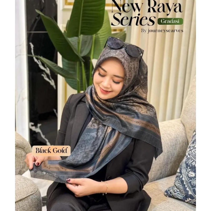 jilbab voal motif segiempat journey kw jilbab journey kw segiempat journey raya series
