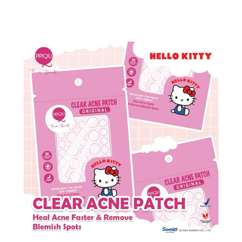 READY (BARU)Pipiqiu Clear Acne Patch Original|Hello kitty clear acne patch original|Pipiqiu acne pat