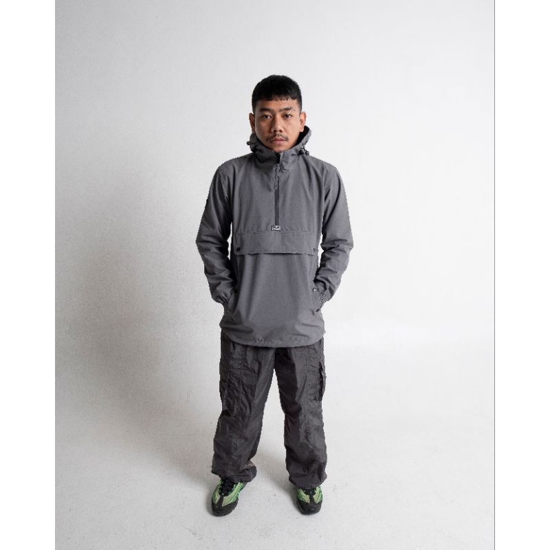 Troublemaker - Anorak Jacket - Classic Grey - Jaket Outdoor Waterproof - Casual Outfit - Outwear