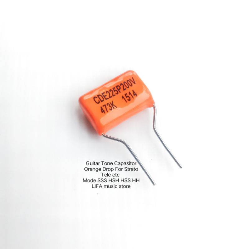 Guitar Capasitor Tone Orange Drop USA 473K 200V