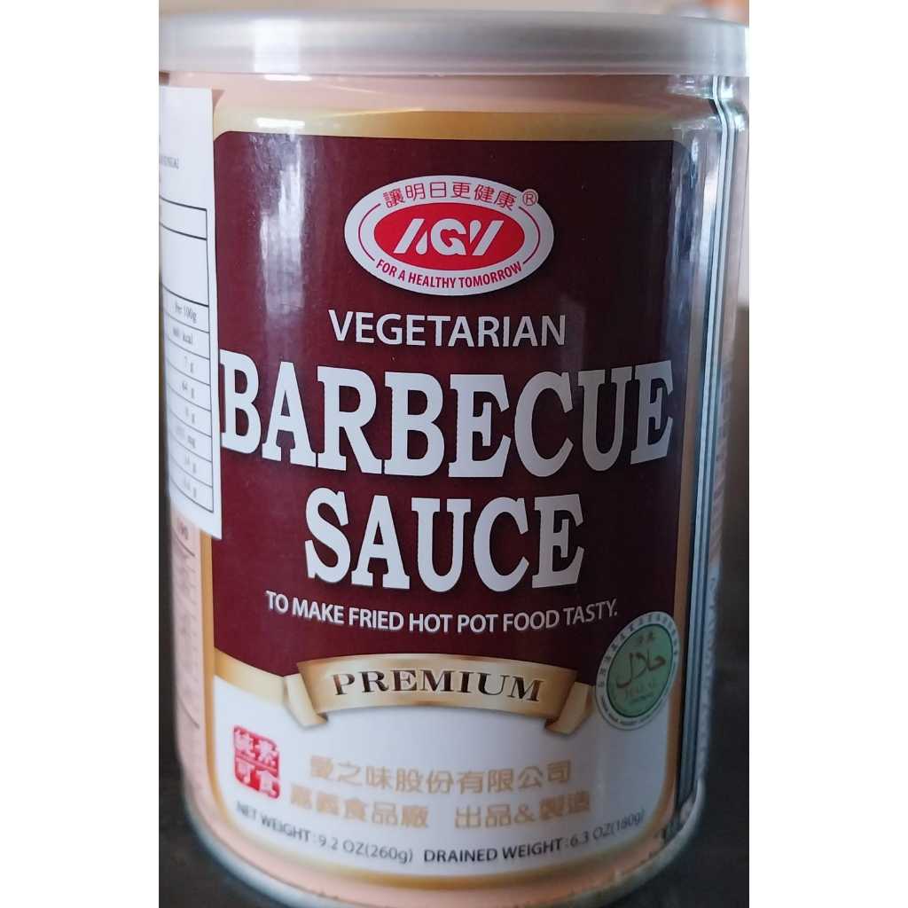 

AGV BARBEQUE SAUCE VEGETARIAN 260GR/510GR