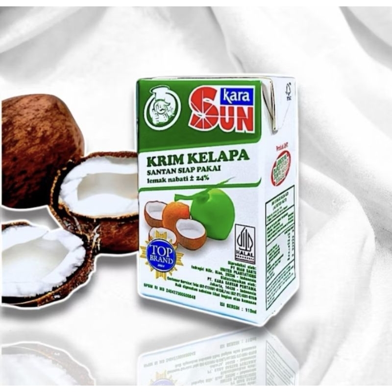 

sun kara 110ml santan kental coconutcream isi 2