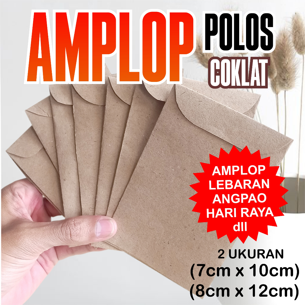 

AMPLOP COKLAT POLOS ANGPAU LEBARAN HARI RAYA