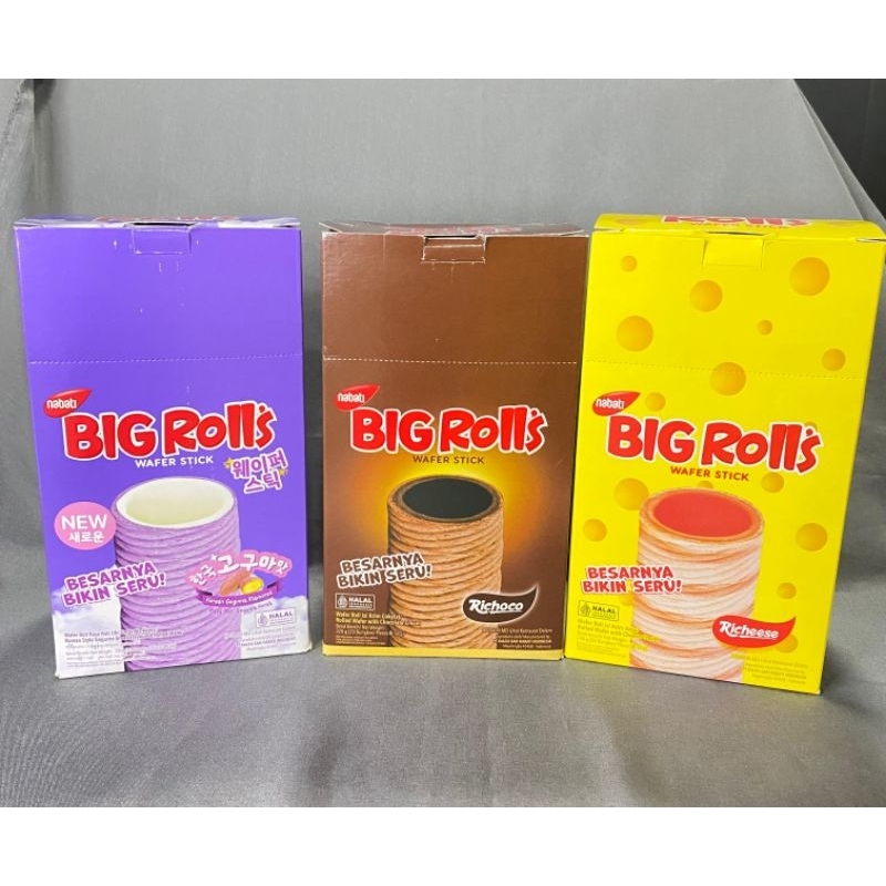 

NABATI BIG ROLLS WAFER STICK 20 PCS 1 BOX