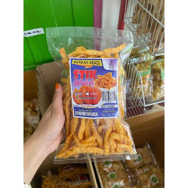 

Stik Waluh Renyah Rasa Pedas dan Asin 200gr Asli Pacitan
