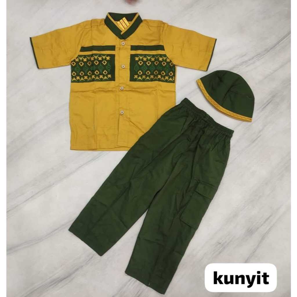 SETELAN KOKO CITRA ANAK COWOK/SETELAN CITRA TERBARU/SETELAN CITRA KIDS/SETELAN KOKO FREE KOPYAH/SETE