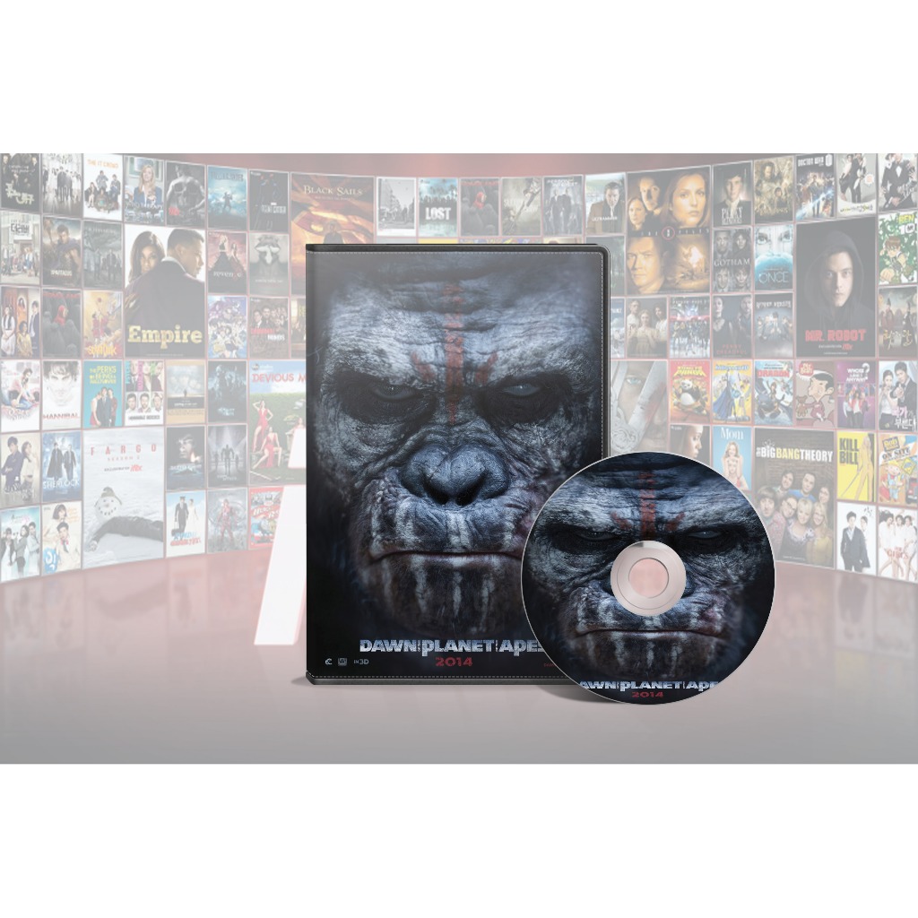 DVD Film Dawn Of The Planet Of The Apes (2014)