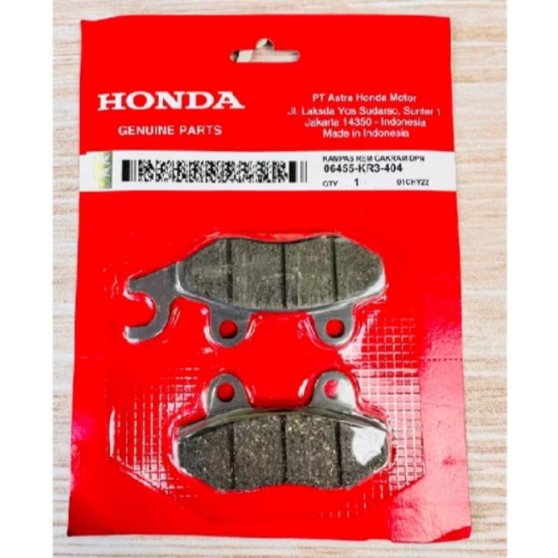 Kampas rem depan Supra x 125