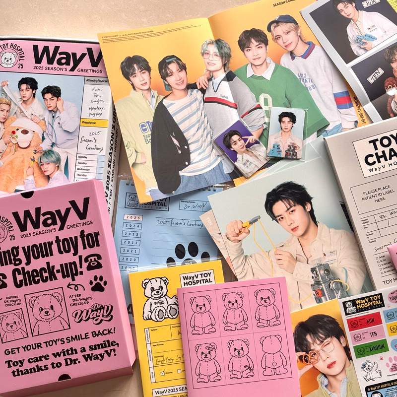 [READY SHARING UNSEALED - BACA DESKRIPSI] WayV 2025 Season's Greetings POB Apple Music Ktown4u YES24