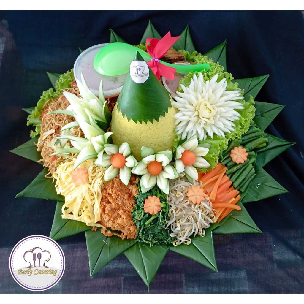 Tampahan Tumpeng Nasi Kuning 8 Porsi