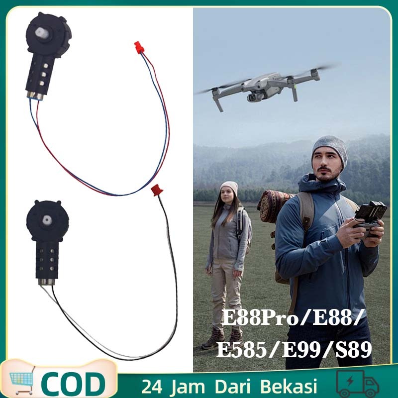 Motor Dinamo Part Drone E88pro/e88/e585/e99/s89 Motor Dan Dudukan Dinamo Motor Gear Box Drone