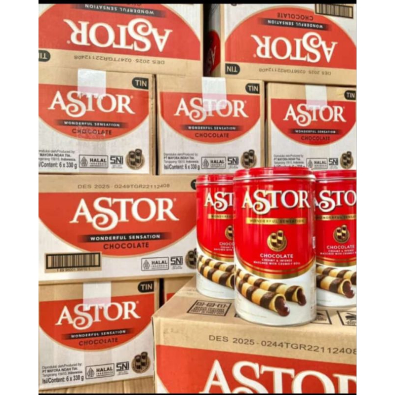 

ASTOR MAYORA WAFER ROLL COKELAT 330GR