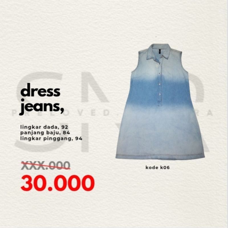 Preloved Dress Jeans