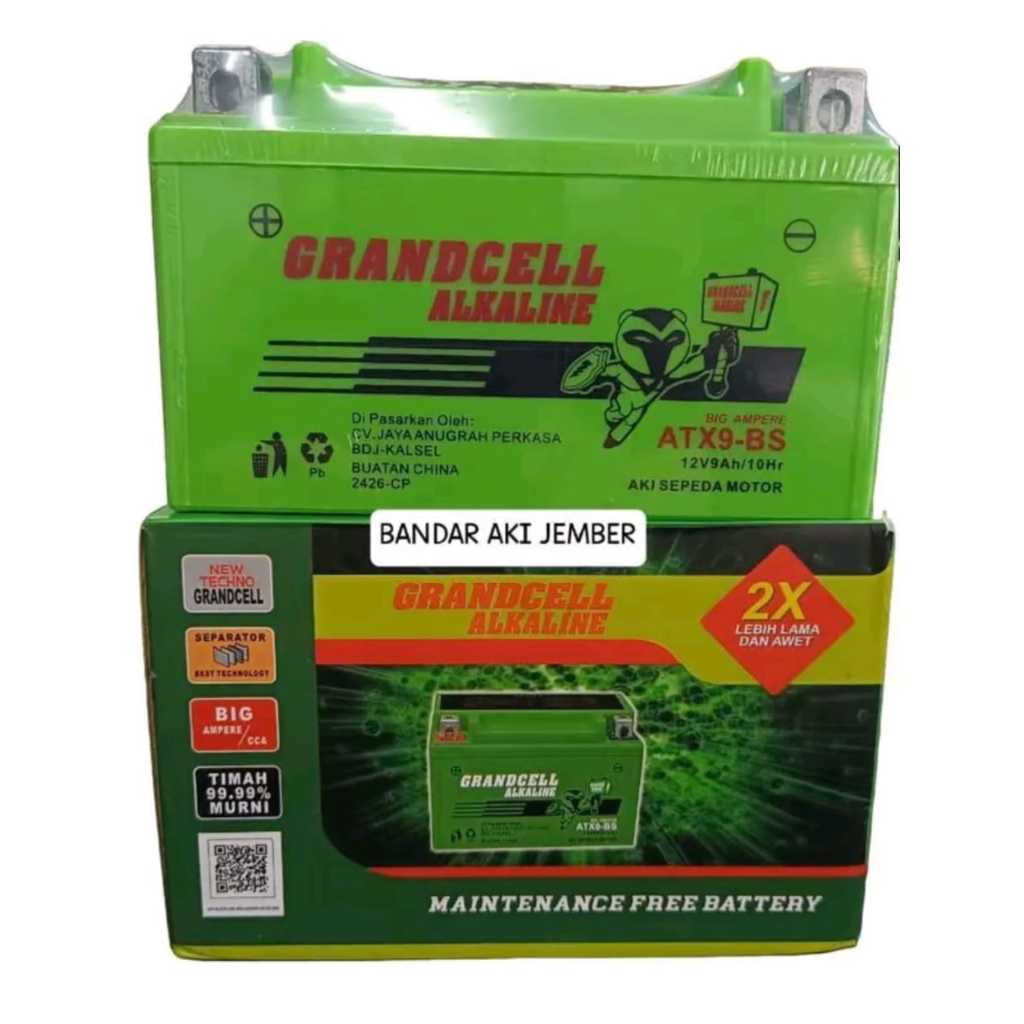 AKI NINJA & CBR KERING ALKALINE ATX9-BS 10 AH