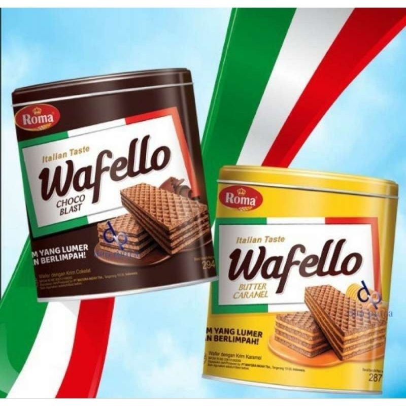 

PROMO WAFELLO WAFER KALENG 234 GR