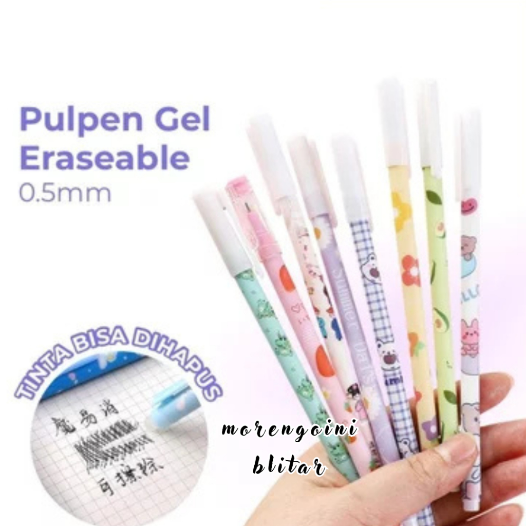 

1 Pcs Pulpen Ajaib Bisa Dihapus / Bolpoin Gel Erasable Pen Pena Yang Bisa Dihapus