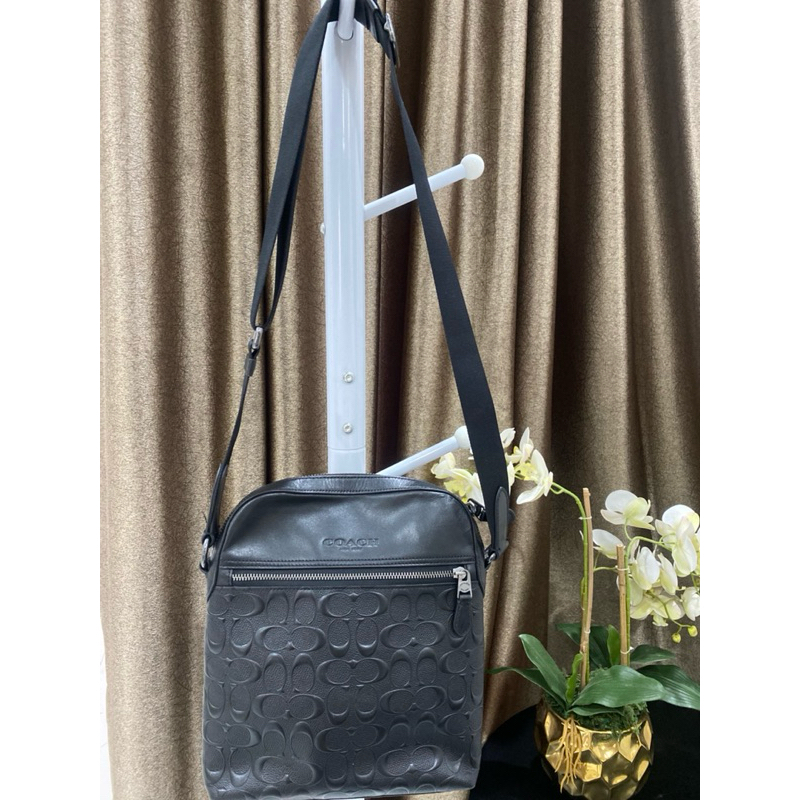 Tas Cowok Coach houston flight original