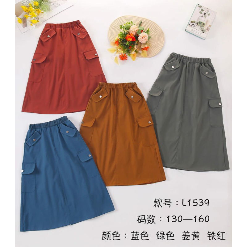 Rok Cargo Anak Perempuan Import_Rok Cargo Anak Cewek