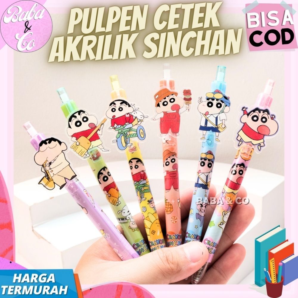 

PULPEN SHINCHAN CETEK AKRILIK PEN CETEK AKRILIK SINCHAN LUCU UNIK IMUT PULPEN MEKANIK PEN GEL MEKANIK SHINCHAN IMUT PULPEN CETEK AKRILIK SINCHAN