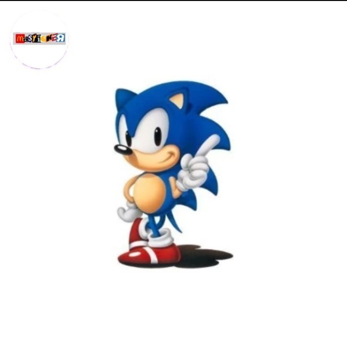 

sticker Sonic Hedgehog classic graphic diecut stiker sega