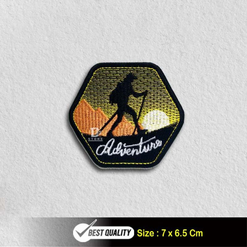 Patch Bordir Pendaki Gunung | outdoor patch