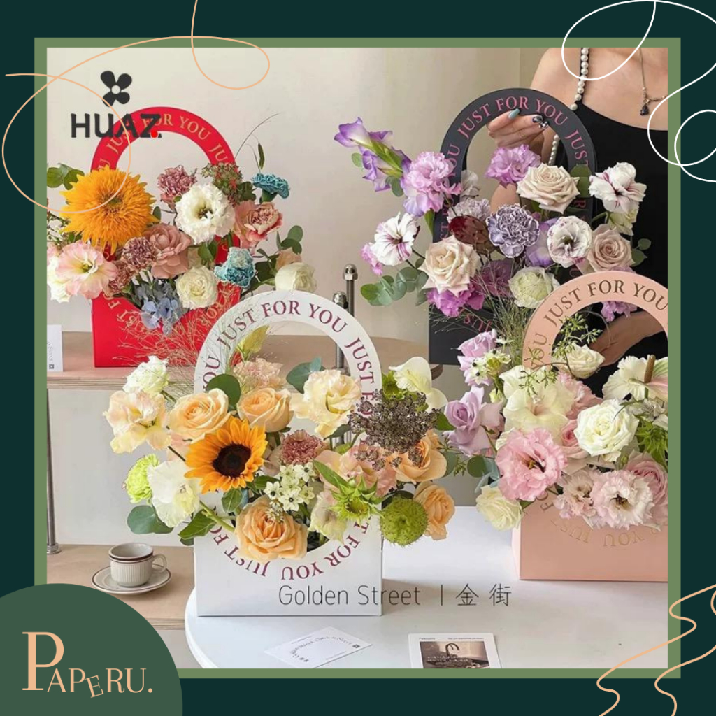 

[PAPERU] Just For You Carryable Flower Box