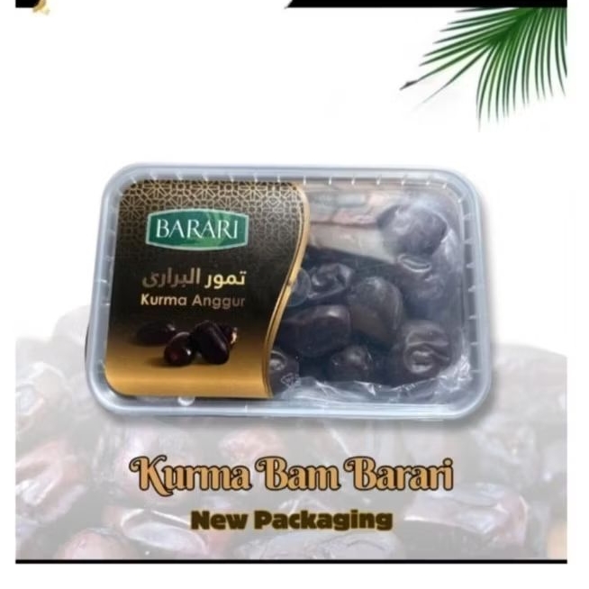 

Kurma ANGGUR BAM BARARI 550 gr Kurma MADU PREMIUM