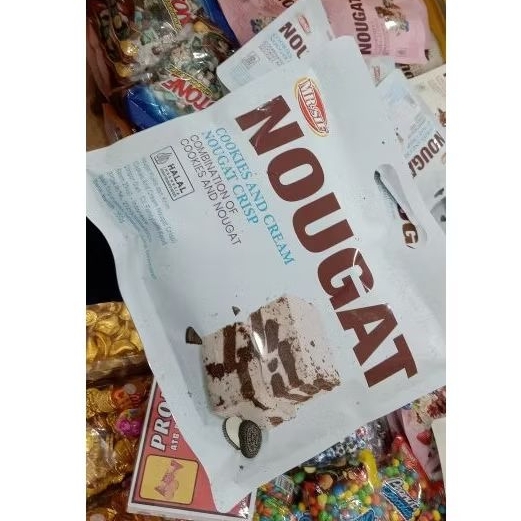 

(ORIGINAL) MR.SIF Nougat Chocolate Cookies and Cream 150 Gram