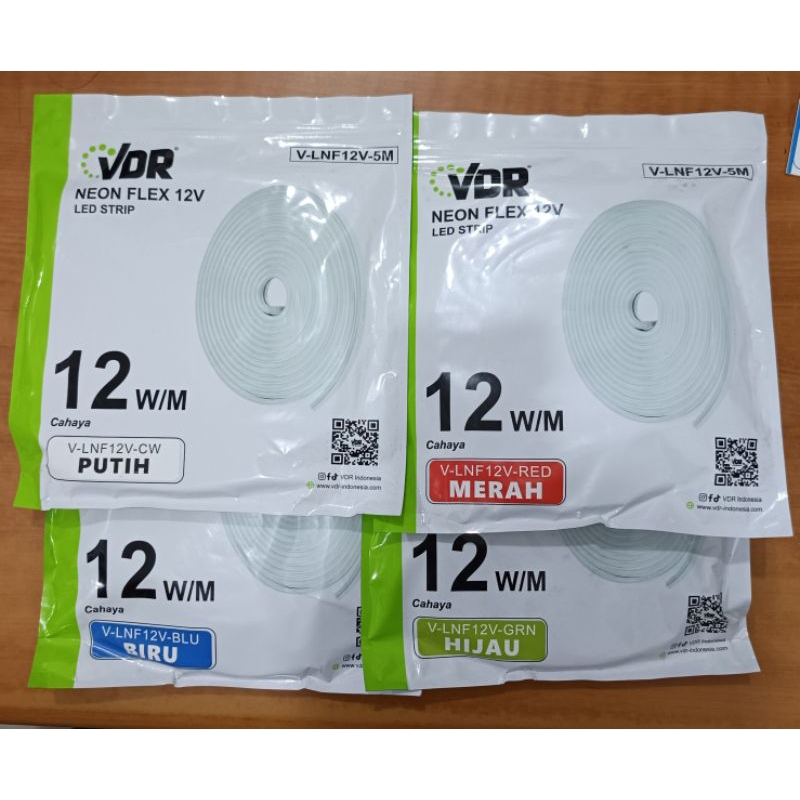 Lampu Led Strip / Led Neon Flex 5 meter merk VDR 12V
