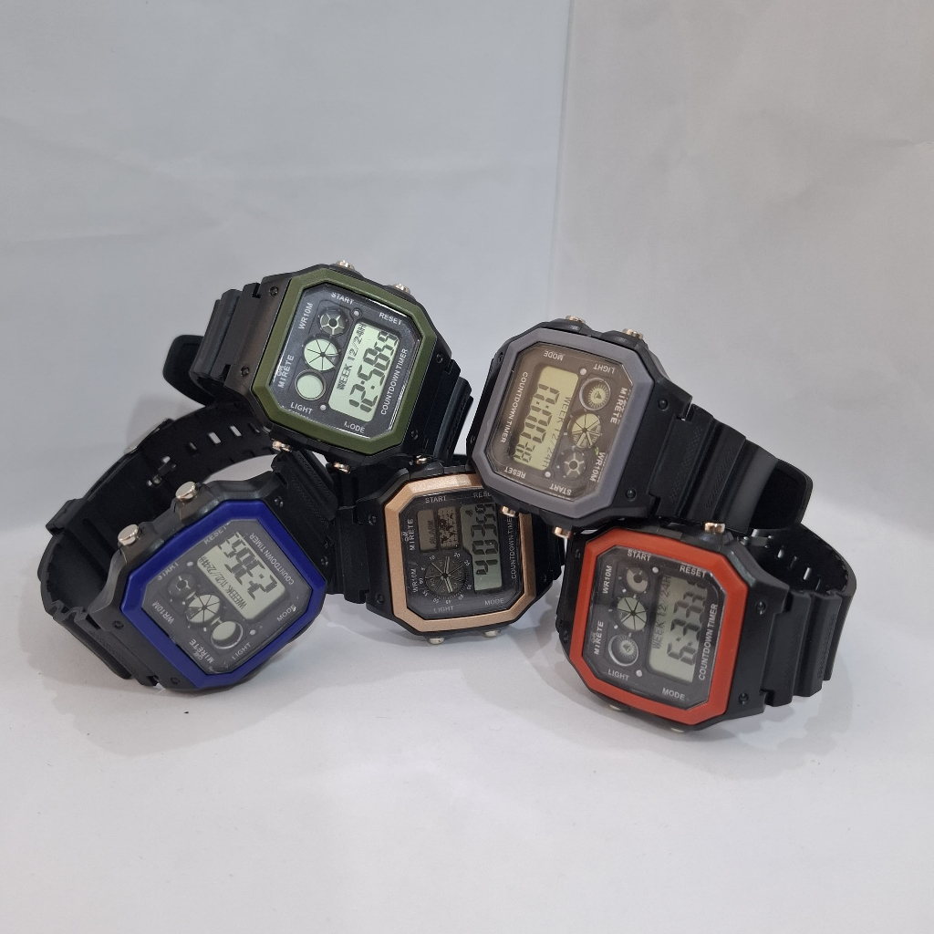 Jam Tangan Fashion Digital/ Jam Tangan Pria Wanita/ Jam Tangan Mirete