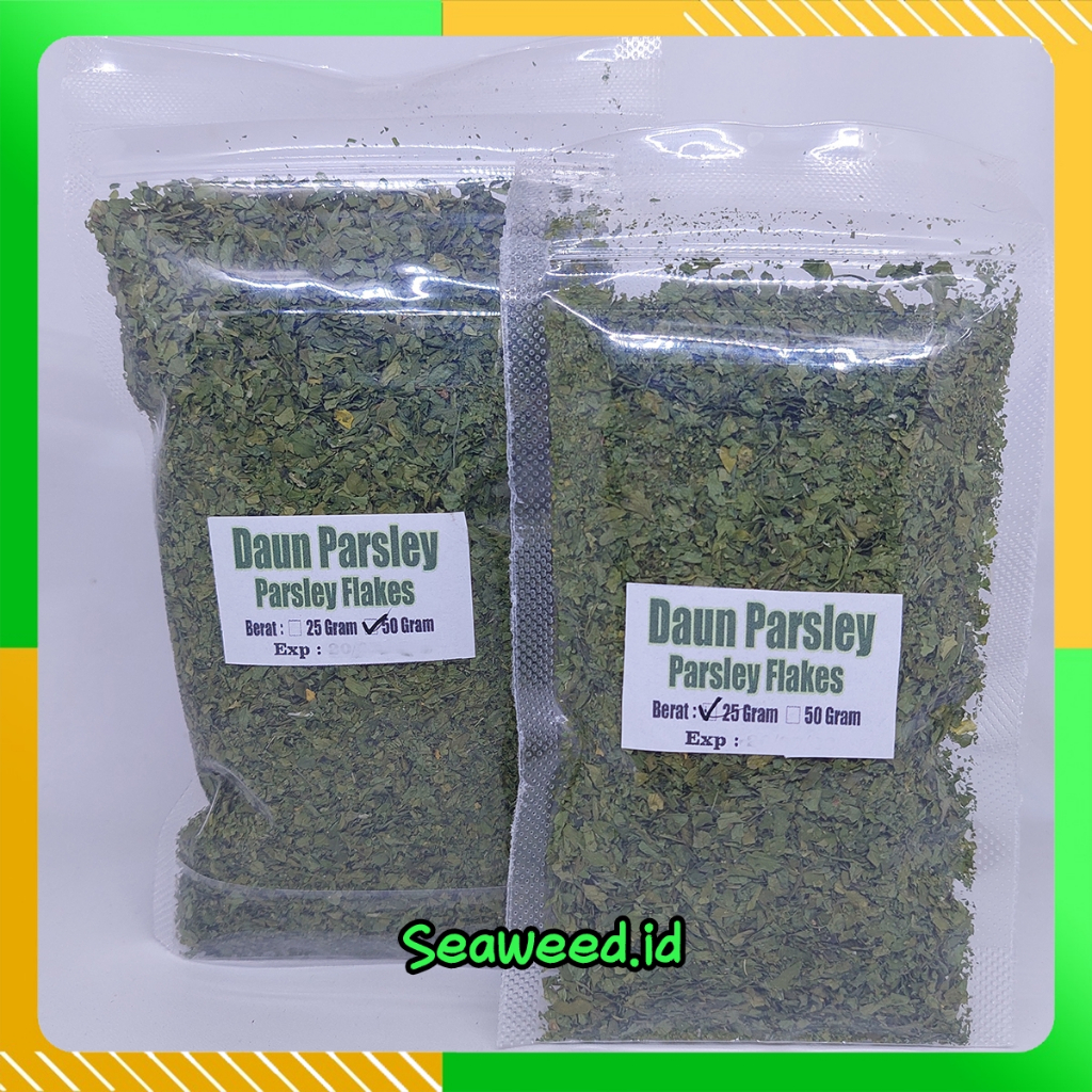 

Parsley Daun Parsley Kering/Dried Parsley/Parsley Flakes/Peterseli Kualitas Premium Halal