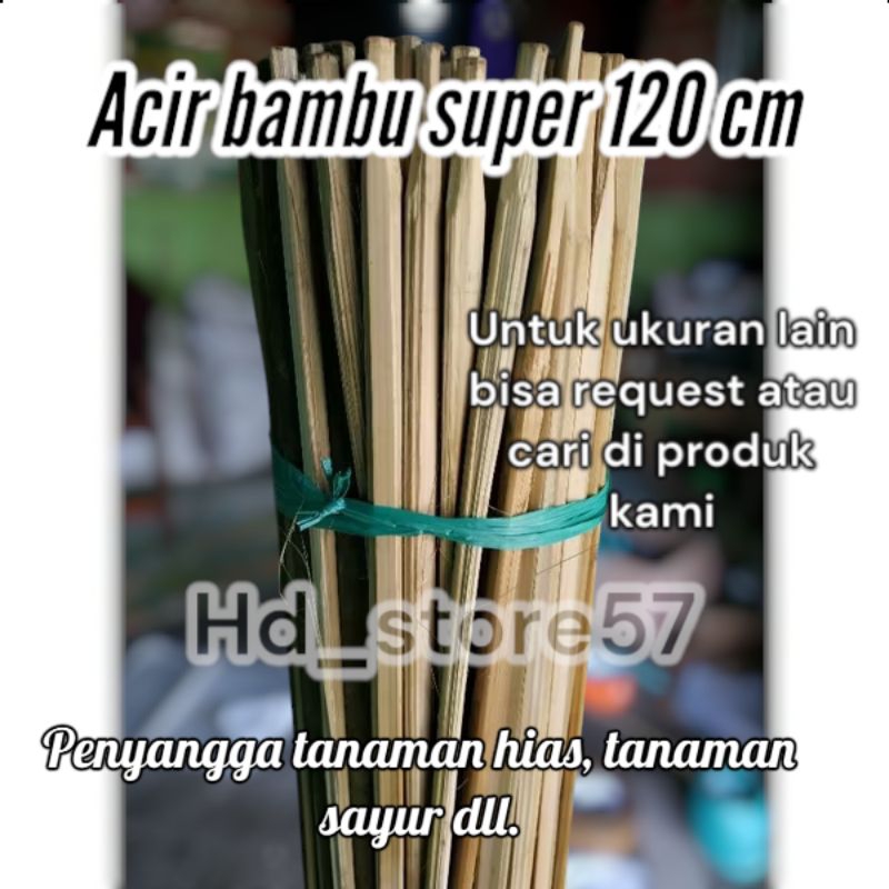 ajir bambu penyangga tanaman 120 cm