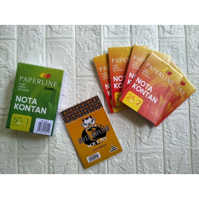 

NOTA KONTAN KECIL 25 set dan 50 set