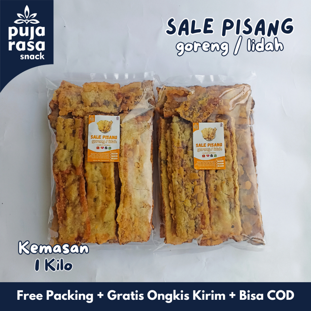 

HEMAT KERIPIK SALE PISANG GORENG LIDAH MANIS ALAMI 1 KG