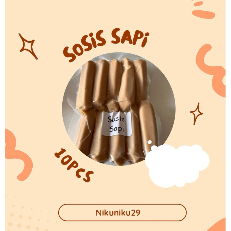 

sosis sapi 10pcs