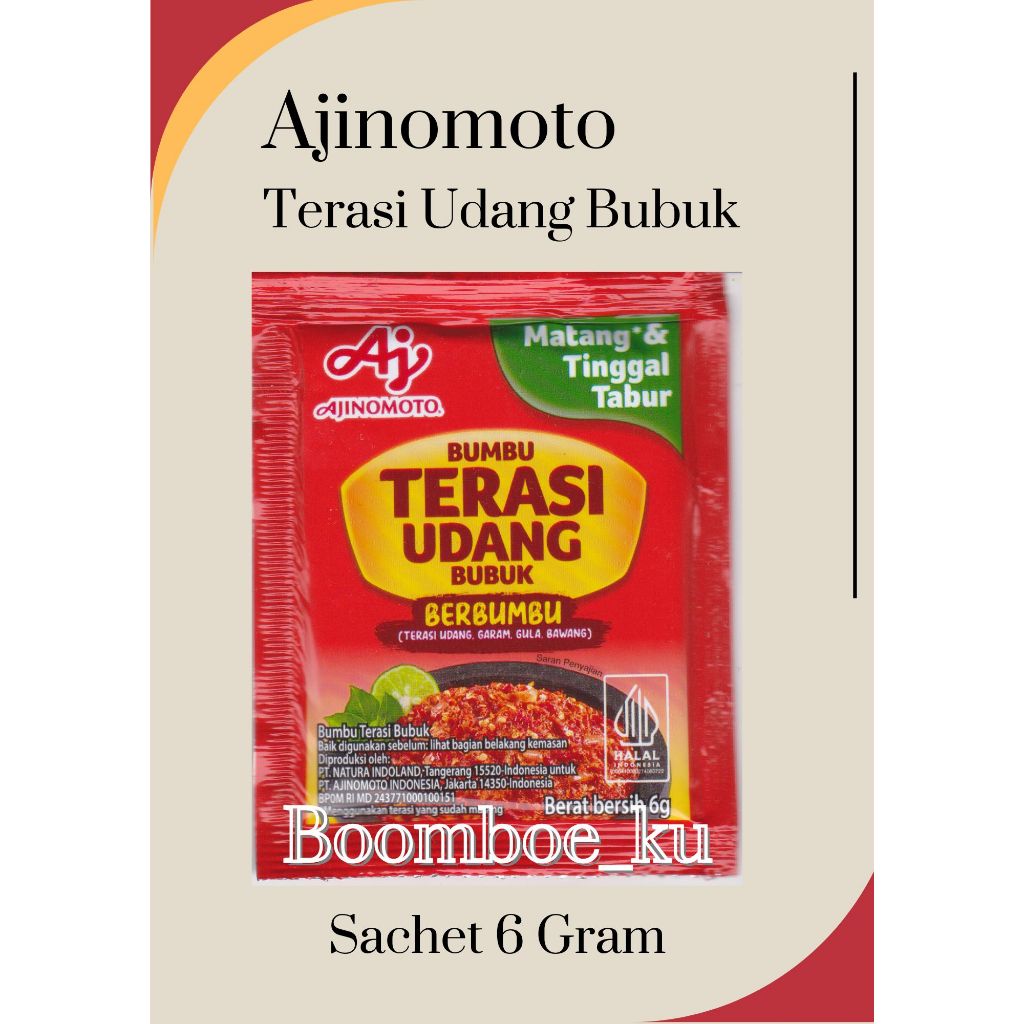

Ajinomoto Bumbu Terasi Udang Bubuk 6 gram