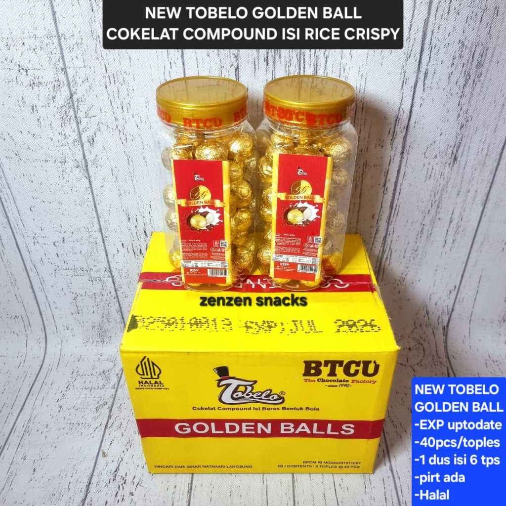 

NEW TOBELO GOLDEN BALLS EXP (40PCS) EXP 06/26