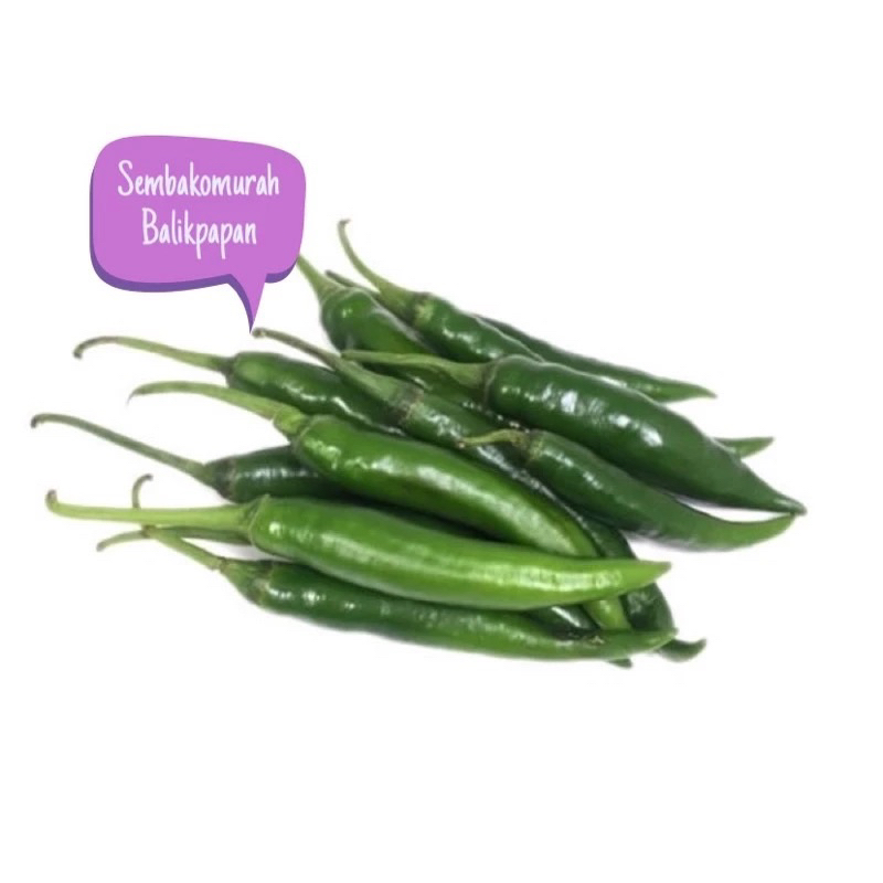 

Cabe / cabai hijau ijo besar 100 gr